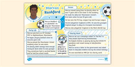 fact file about marcus rashford.